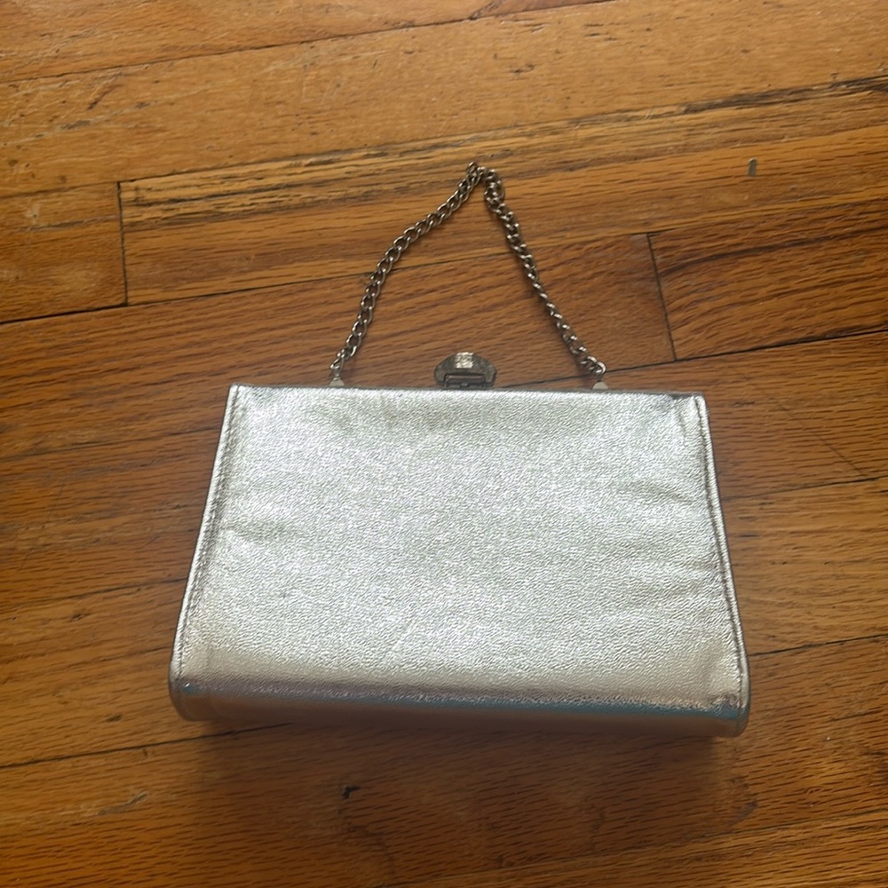 Cute Silver Small Party Bag